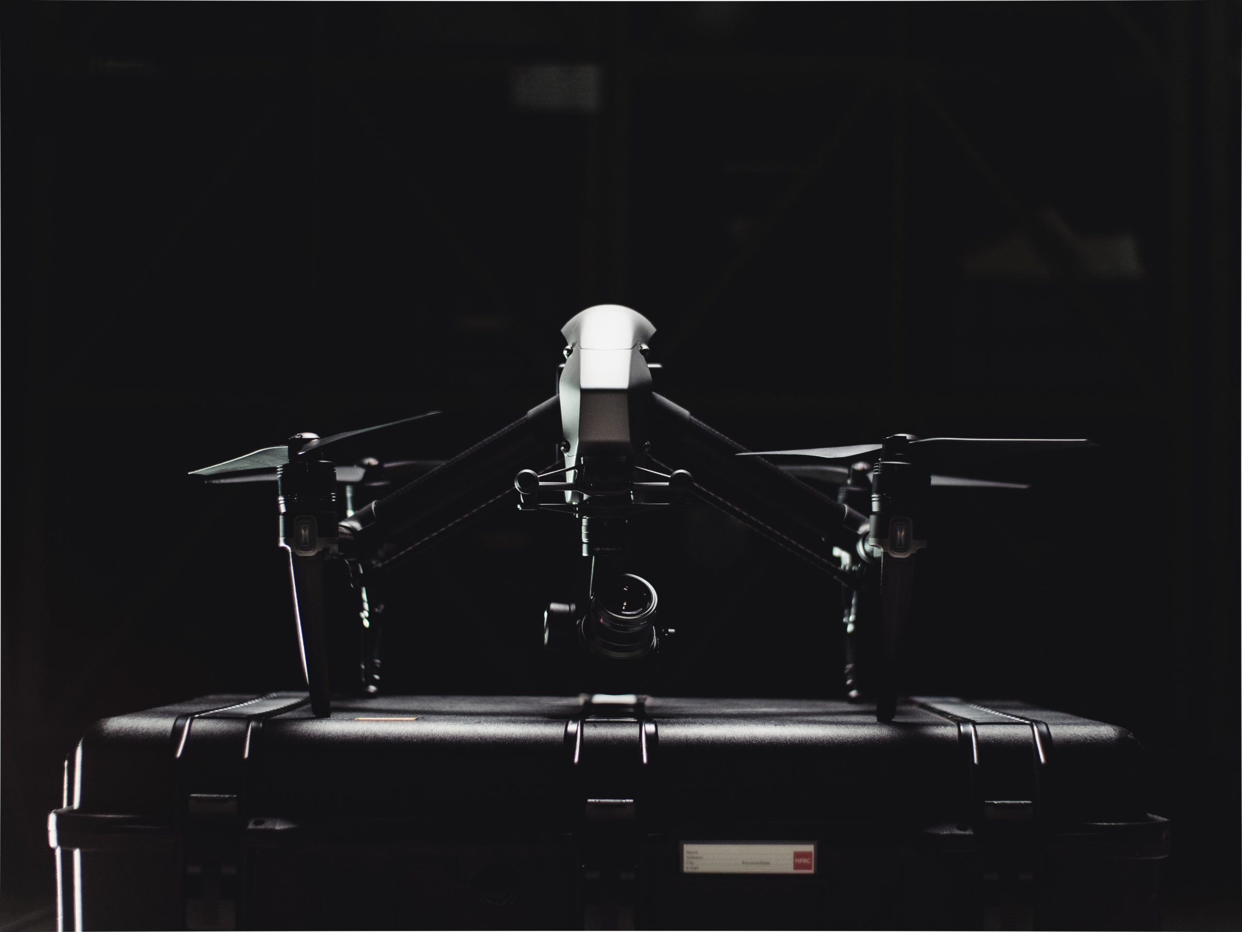 black-and-white-photo-of-drone-2050718